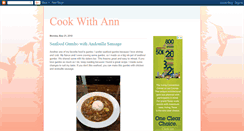 Desktop Screenshot of cookwithann.blogspot.com