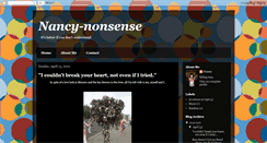 Desktop Screenshot of fancynancynonsense.blogspot.com