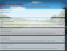 Tablet Screenshot of livingwiththewhites.blogspot.com