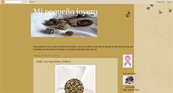 Desktop Screenshot of mipequeojoyero.blogspot.com