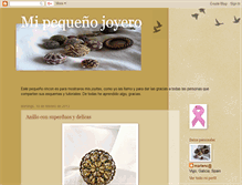 Tablet Screenshot of mipequeojoyero.blogspot.com