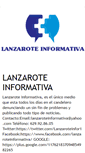Mobile Screenshot of lanzaroteinformativa.blogspot.com