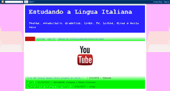 Desktop Screenshot of estudandoalinguaitaliana.blogspot.com