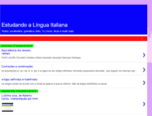 Tablet Screenshot of estudandoalinguaitaliana.blogspot.com