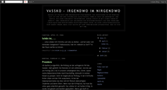 Desktop Screenshot of irgendwo-im-nirgendwo.blogspot.com