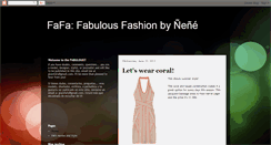 Desktop Screenshot of glamfafa.blogspot.com