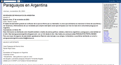 Desktop Screenshot of paraguayosenargentina.blogspot.com