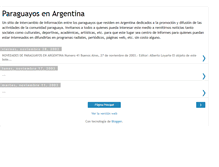 Tablet Screenshot of paraguayosenargentina.blogspot.com