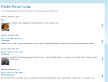 Tablet Screenshot of 30dayspaleo.blogspot.com