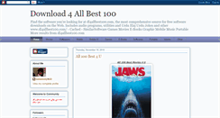 Desktop Screenshot of dl4allbest100.blogspot.com