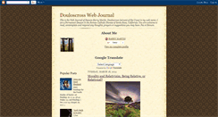 Desktop Screenshot of douloscrosswebjournal.blogspot.com