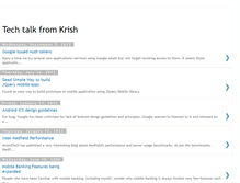 Tablet Screenshot of krishtechtalk.blogspot.com