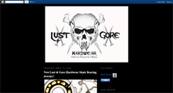 Desktop Screenshot of lustandgore.blogspot.com