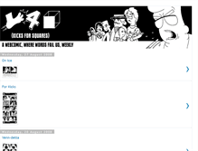 Tablet Screenshot of kicksforsquares.blogspot.com