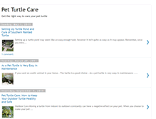 Tablet Screenshot of petturtlecare.blogspot.com