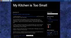 Desktop Screenshot of mykitchenistoosmall.blogspot.com