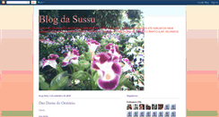 Desktop Screenshot of blogdasussu.blogspot.com