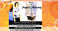 Desktop Screenshot of angelministry.blogspot.com