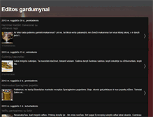 Tablet Screenshot of editosgardumynai.blogspot.com