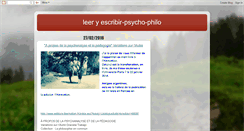 Desktop Screenshot of leeryescribir-psycho-philo.blogspot.com