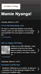 Mobile Screenshot of mamienyanga.blogspot.com