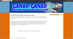 Desktop Screenshot of comoganardineroeninternet-webmaster.blogspot.com