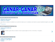 Tablet Screenshot of comoganardineroeninternet-webmaster.blogspot.com