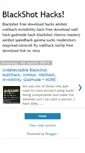Mobile Screenshot of blackshotfreehacks.blogspot.com