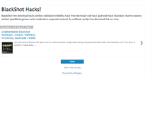 Tablet Screenshot of blackshotfreehacks.blogspot.com