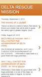 Mobile Screenshot of deltarescuemission.blogspot.com