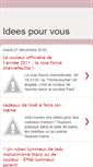 Mobile Screenshot of ideepourvous.blogspot.com