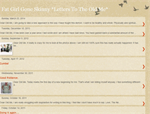 Tablet Screenshot of letterstotheoldme.blogspot.com