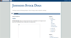 Desktop Screenshot of jonssonsstockdogs.blogspot.com