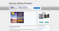 Desktop Screenshot of platinum-affiliate.blogspot.com