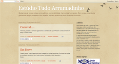 Desktop Screenshot of estudiotudoarrumadinho.blogspot.com