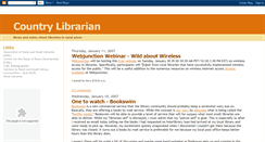 Desktop Screenshot of countrylibrarian.blogspot.com