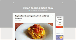 Desktop Screenshot of easyitalianrecipes.blogspot.com