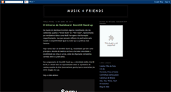 Desktop Screenshot of musik4friends.blogspot.com