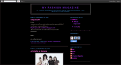 Desktop Screenshot of myfashionmagazine-es.blogspot.com