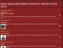 Tablet Screenshot of ongezaujuzi.blogspot.com
