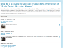 Tablet Screenshot of escuela551.blogspot.com