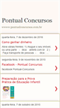 Mobile Screenshot of pontualconcursos.blogspot.com