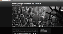 Desktop Screenshot of hiphoprapbackpack.blogspot.com