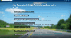 Desktop Screenshot of indianjuteproducts.blogspot.com