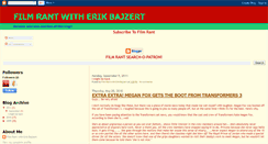 Desktop Screenshot of filmrantwitherikbajzert.blogspot.com