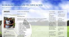 Desktop Screenshot of euskaldunaalevin.blogspot.com