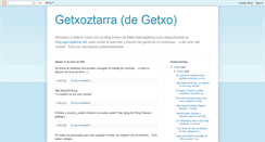 Desktop Screenshot of getxoztarra.blogspot.com