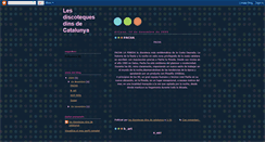 Desktop Screenshot of discotequesdecatalunya.blogspot.com