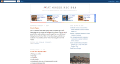 Desktop Screenshot of justgreekrecipes.blogspot.com