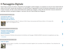 Tablet Screenshot of ilpaesaggistadigitale.blogspot.com